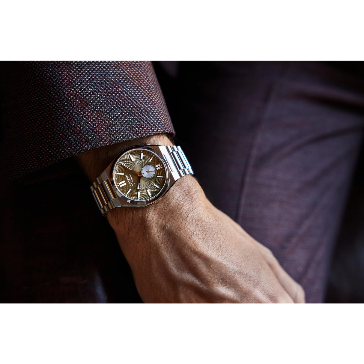 Citizen Reloj automático NK5010-51X, Plata, Moderno