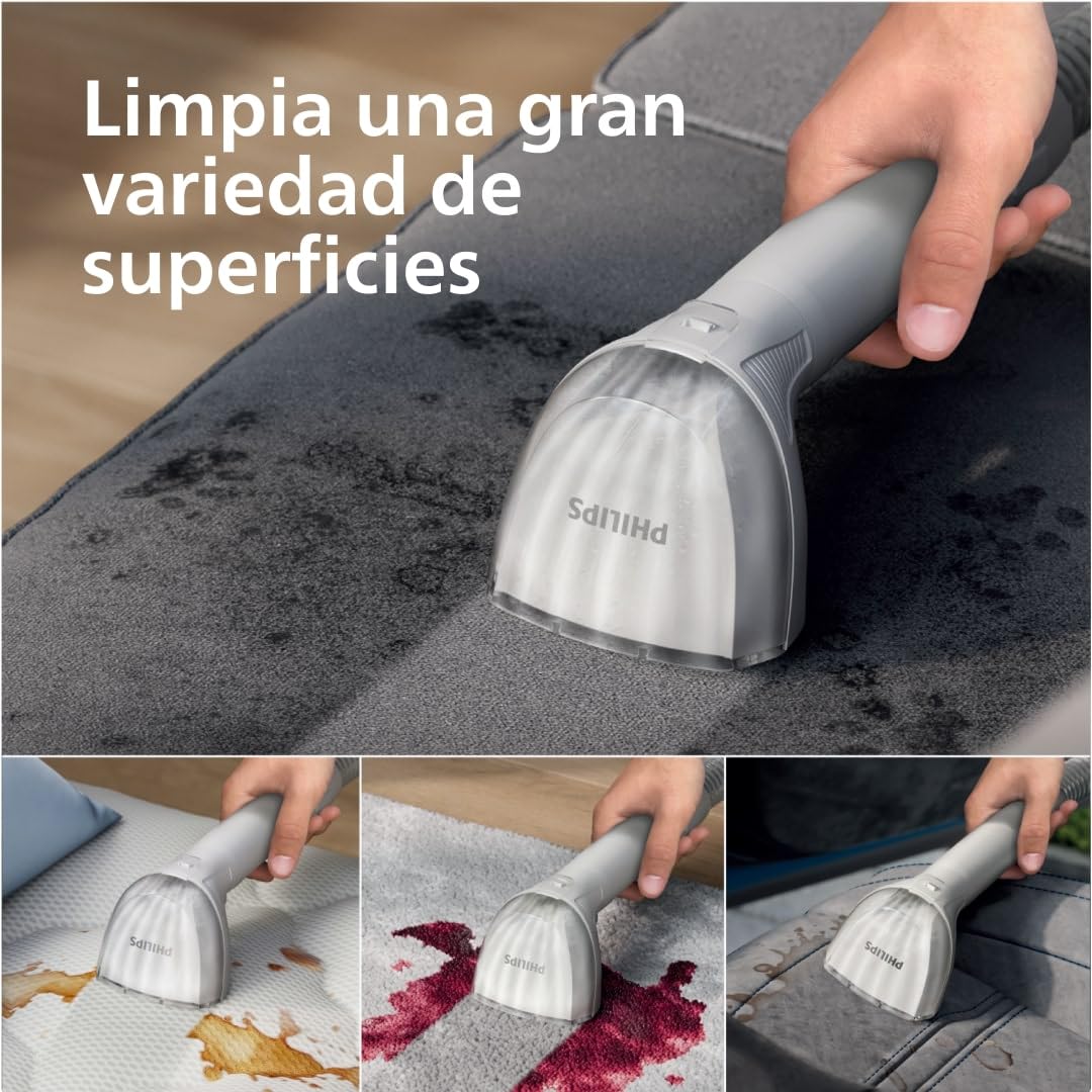Philips Limpiador de Manchas Serie 3000 - Eliminación de manchas, aumento de frescura, panel de control inteligente, función de limpieza automática, ideal para alfombras y tapicerías (XW3192/11)