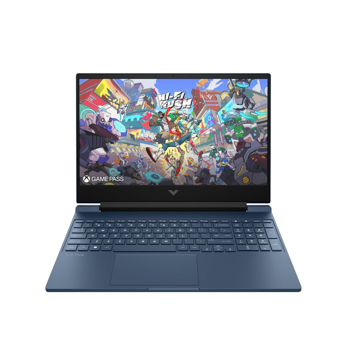 HP Victus 15-fb3035ns - Ordenador portátil Gaming 15" FHD (AMD Ryzen AI 5 340, 16GB RAM, 512GB SSD, NVIDIA RTX 5050, FreeDos) - Azul - Teclado QWERTY Español