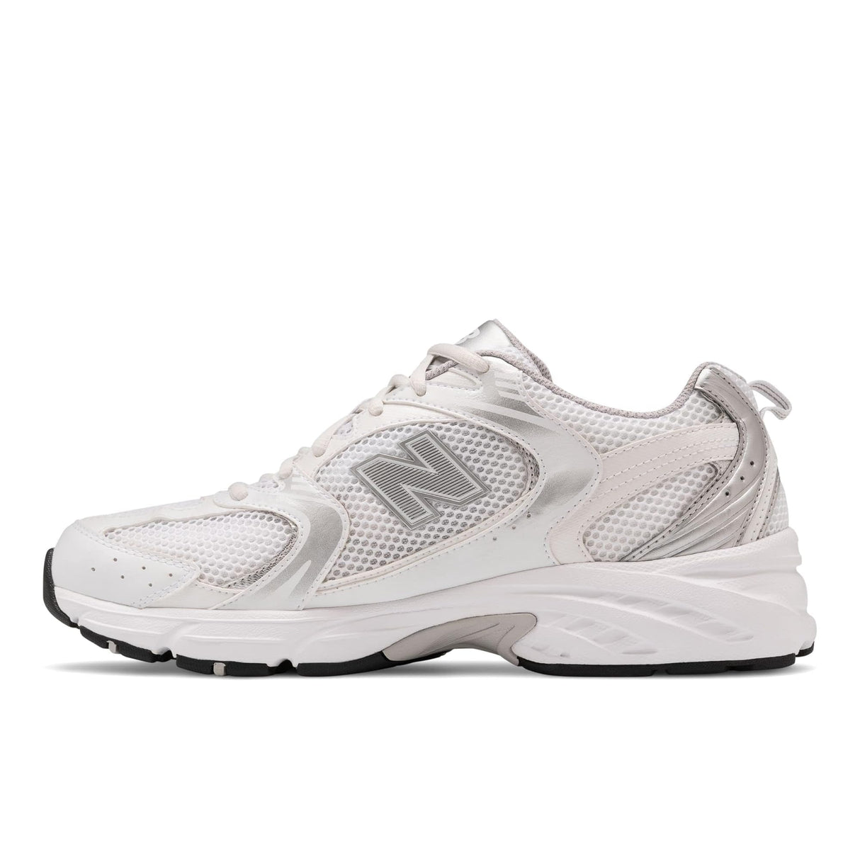 New Balance 530, Sneaker Hombre, Blanc Bleu Marine, 37.5 EU