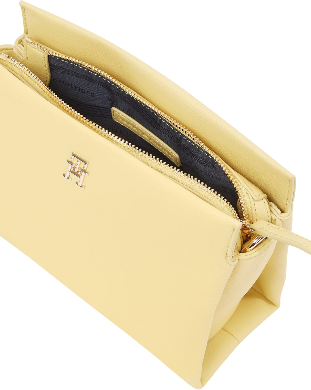 Tommy Hilfiger Bolso Bandolera Mujer Legacy Mini con asa, Amarillo (Meringue), Talla Única