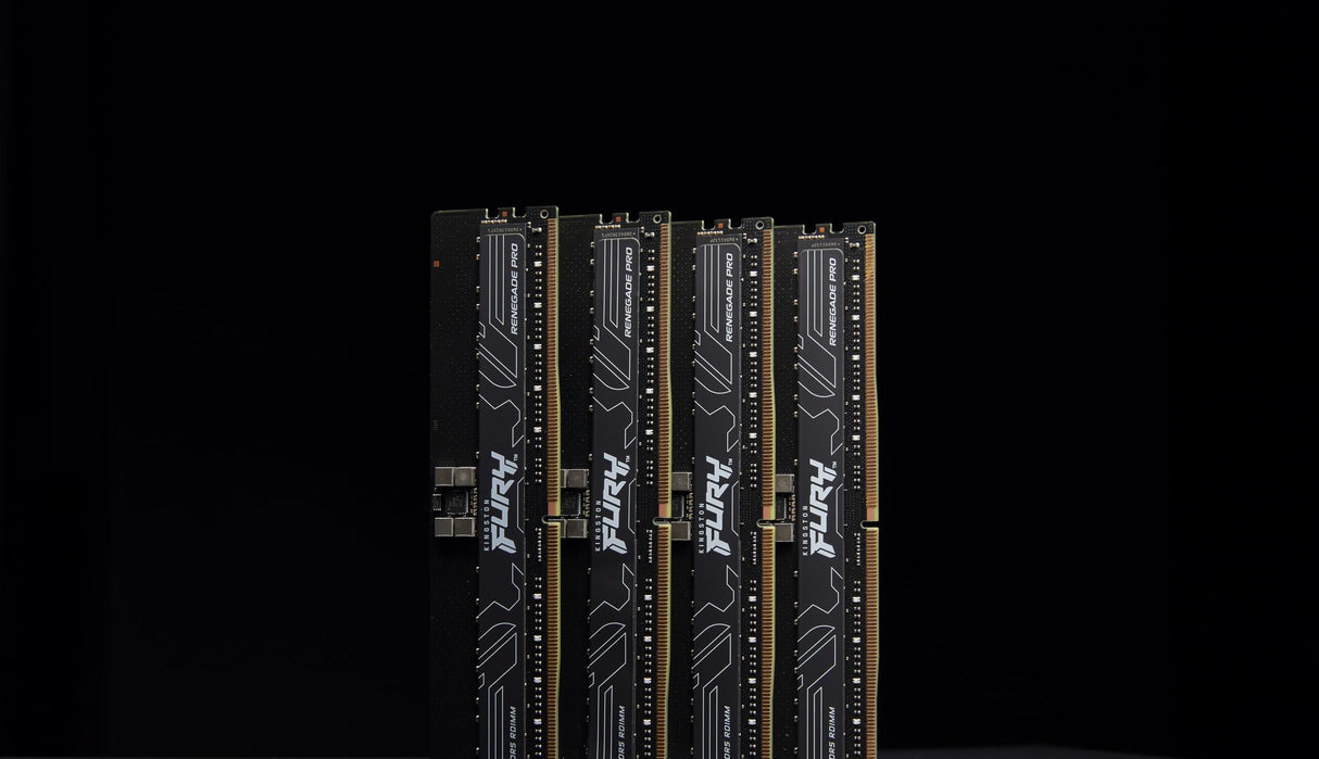 Kingston FURY Renegade Pro XMP 128GB 6400MT/s DDR5 ECC Reg CL32 DIMM (Kit de 8) Memoria DIMM ECC registrado sobreacelerable - KF564R32RBK8-128