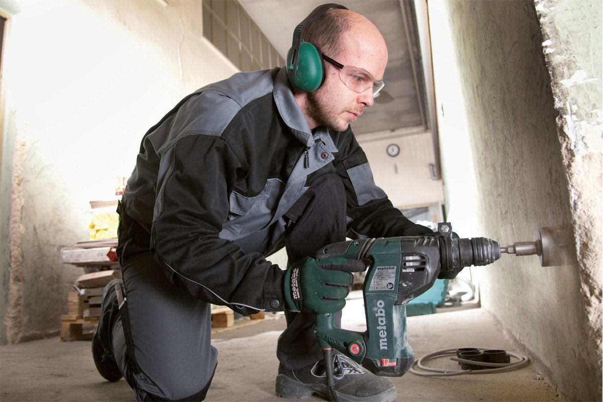 Metabo KHE 3251 (2º portab.cambio rápido) - Martillo sds plus 800 W, equipado con 2º portabrocas