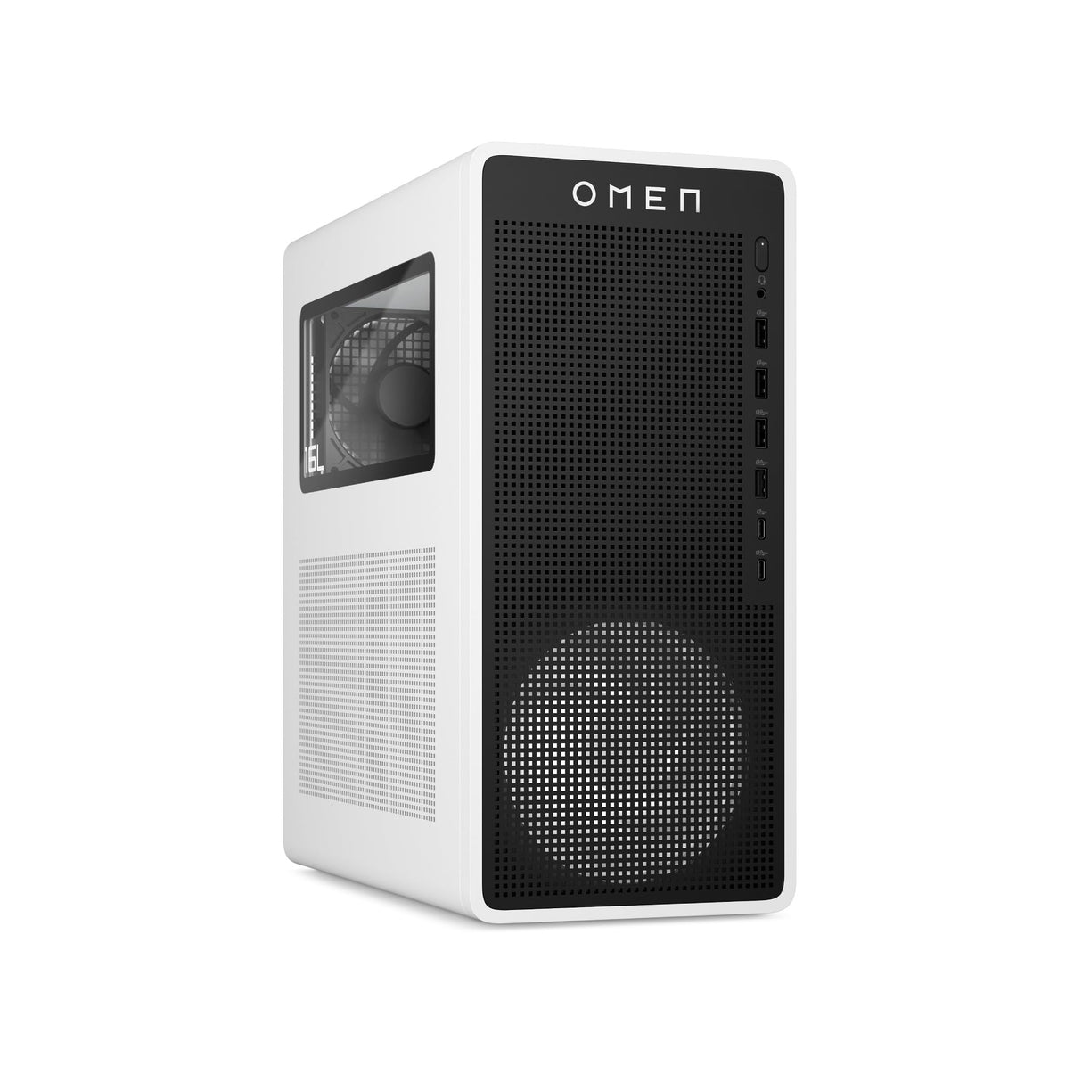 HP Ordenador sobremesa Gaming OMEN 16L (Procesador Intel Core Ultra 5 225F, 32GB RAM, 1TB SSD, Nvidia GeForce RTX 5060 8GB, Freedos) Blanco