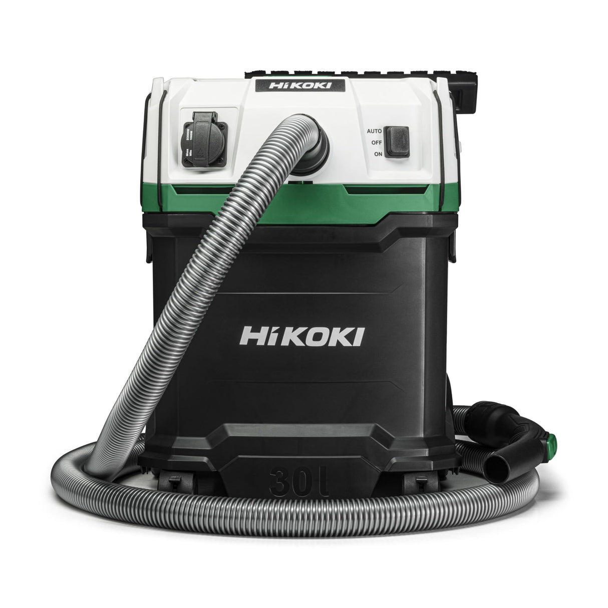 Hikoki RP300YLWAZ - Aspirador en seco y húmedo, Multicolor, 1200 W, 30 litros