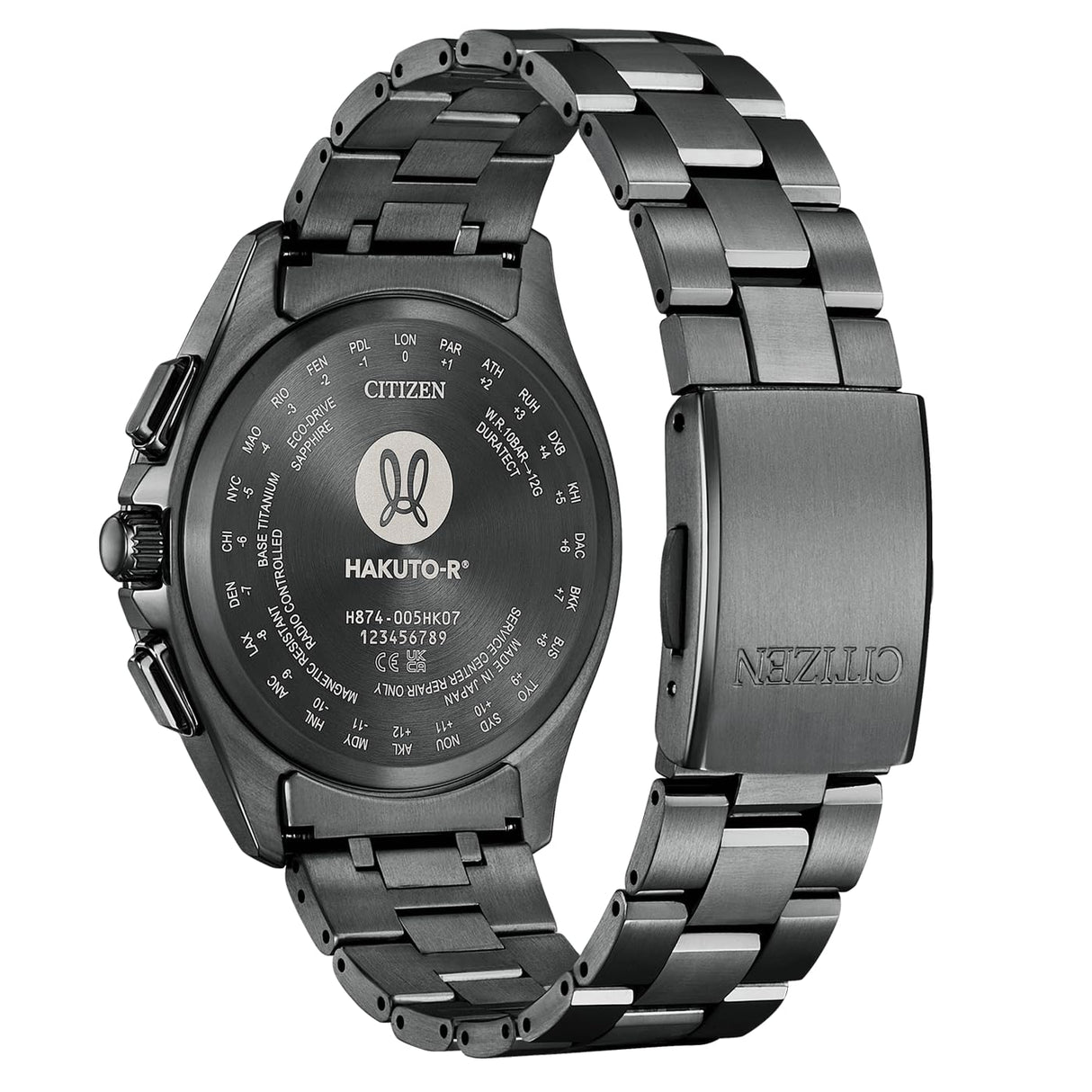 CITIZEN Reloj Multiesfera para Hombres de Eco-Drive con Correa en Titán BY1008-67L