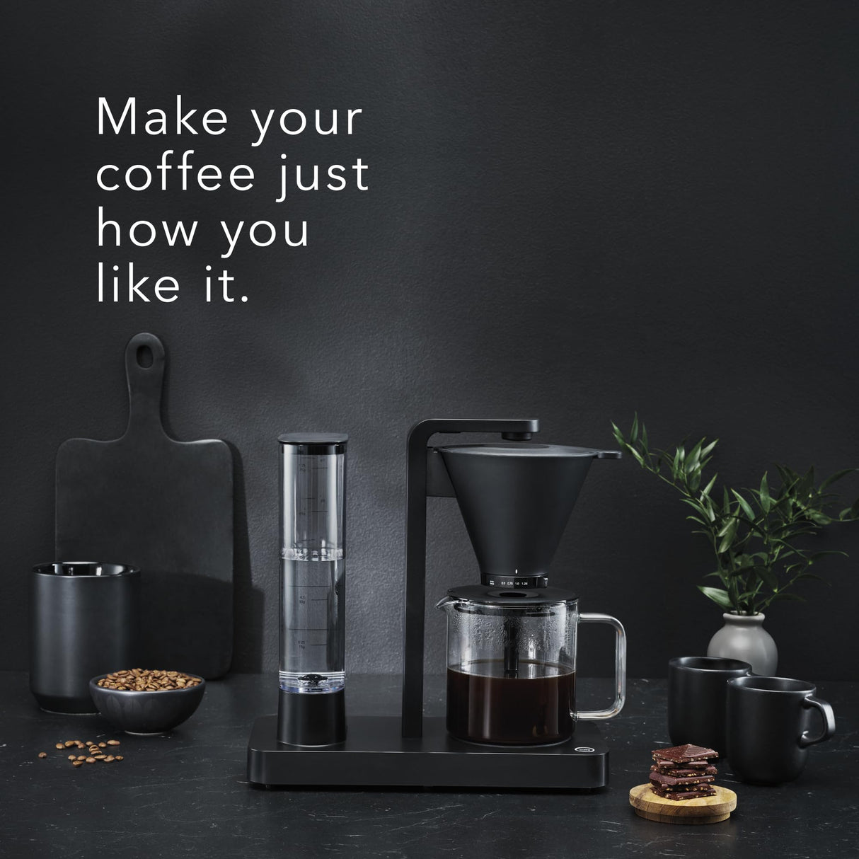 Wilfa PERFORMANCE Cafetera – Cafetera avanzada con una capacidad de 1,25 litros para un café de sabor óptimo, negro, 602263