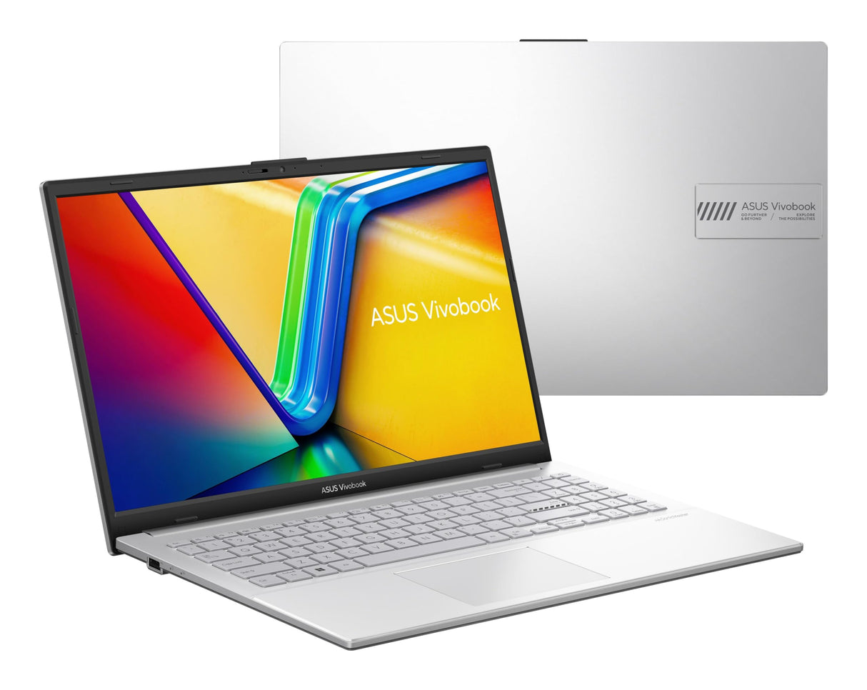 ASUS Vivobook Go 15 OLED E1504FA-BQ2451W - Ordenador Portátil 15.6" Full HD (AMD Ryzen 5 7520U, 16GB RAM, 512GB SSD, Radeon 610M, Windows 11 Home) Plata Fría - Teclado QWERTY español