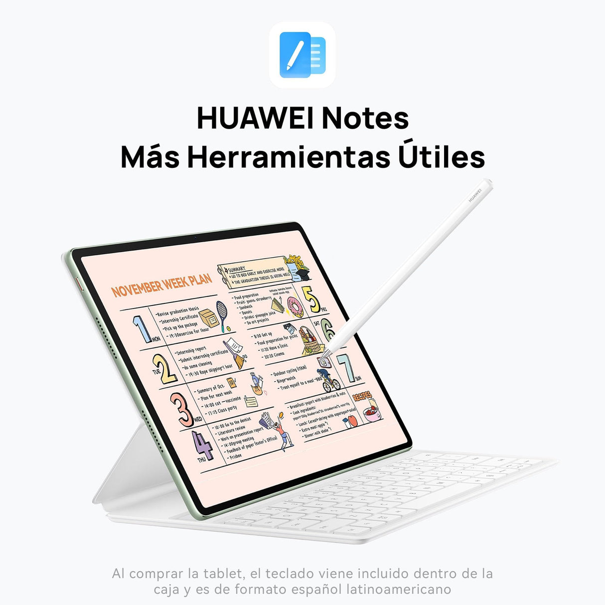 HUAWEI MatePad 12 X con la Edición PaperMatte Tablet, Pantalla FullView 2.8K de 12 Pulgadas, 144 Hz, 1000 nits,12GB+256GB,con Teclado, Painting App GoPaint, NearLink, Batería de 10100 mAh, Verde
