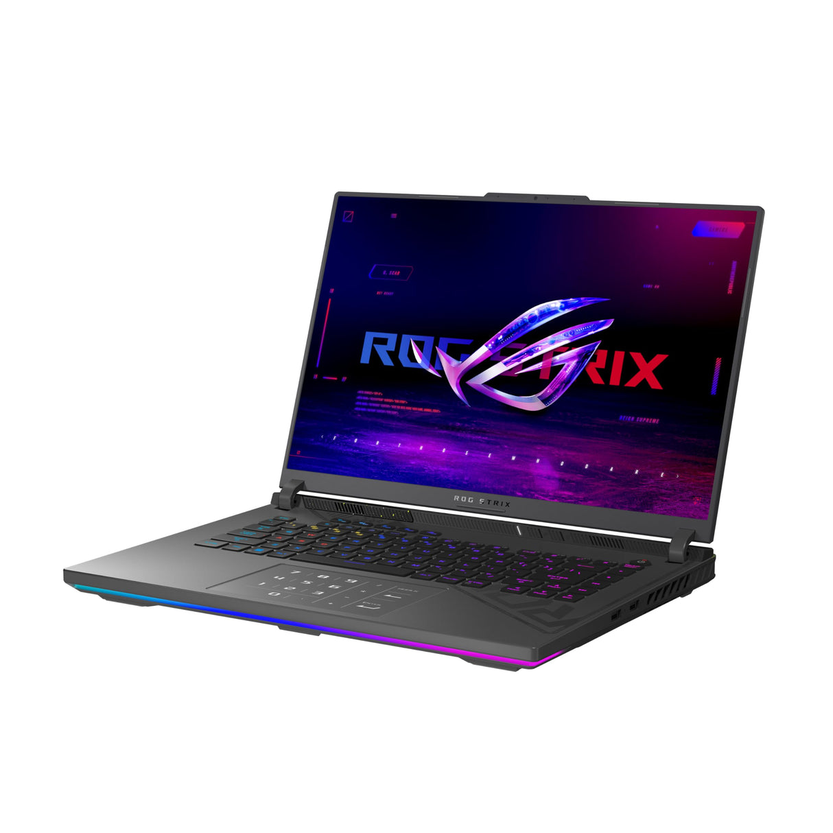ASUS ROG Strix G16 G614JIR-N4004 - Ordenador Portátil Gaming de 16" Quad HD+ 240Hz (Core i9-14900HX, 32GB RAM, 1TB SSD, RTX 4070 8GB, Sin OS) Verde Voltio - Teclado QWERTY español