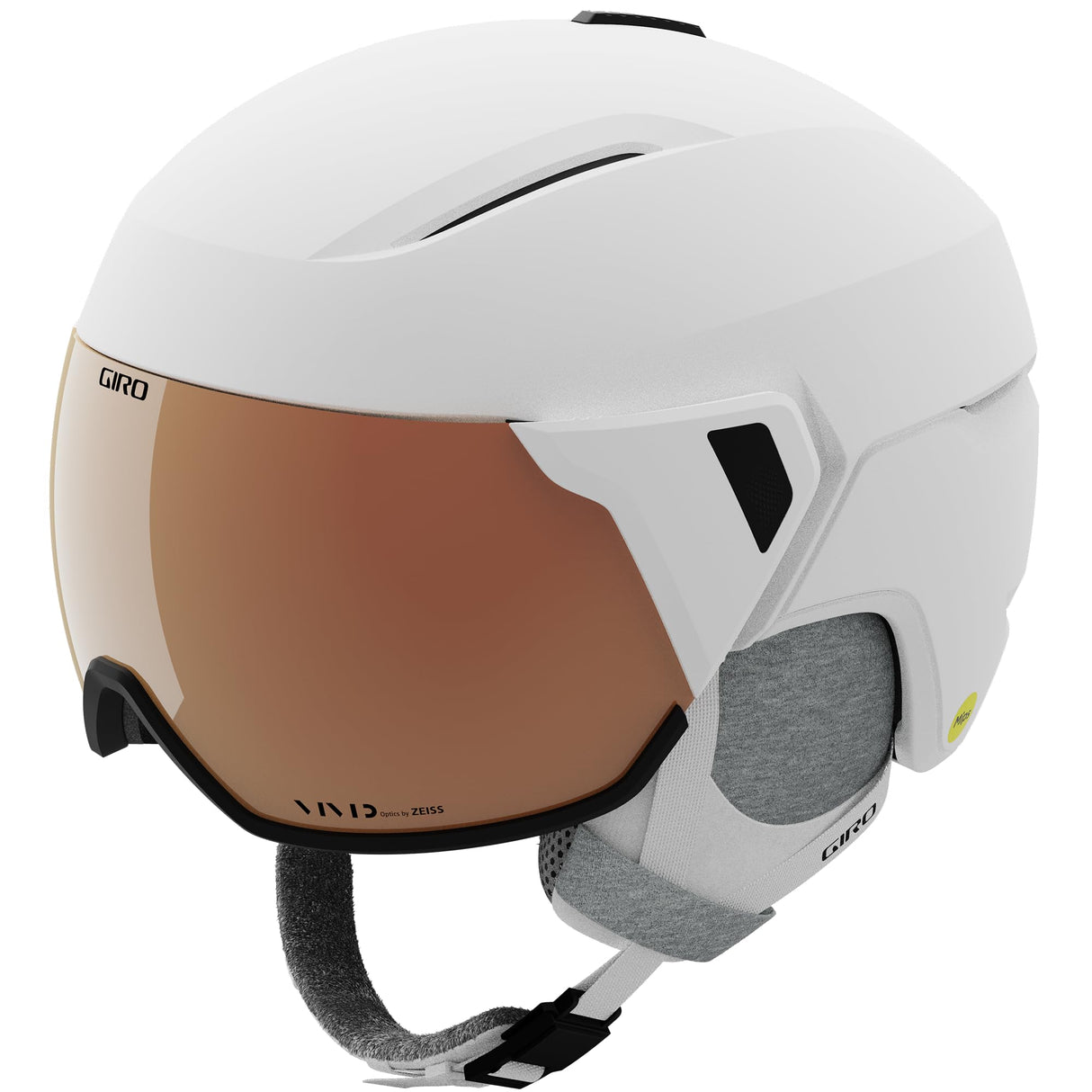 Giro Orbit MIPS Casco, Unisex, Cobre vívido Blanco Mate, M