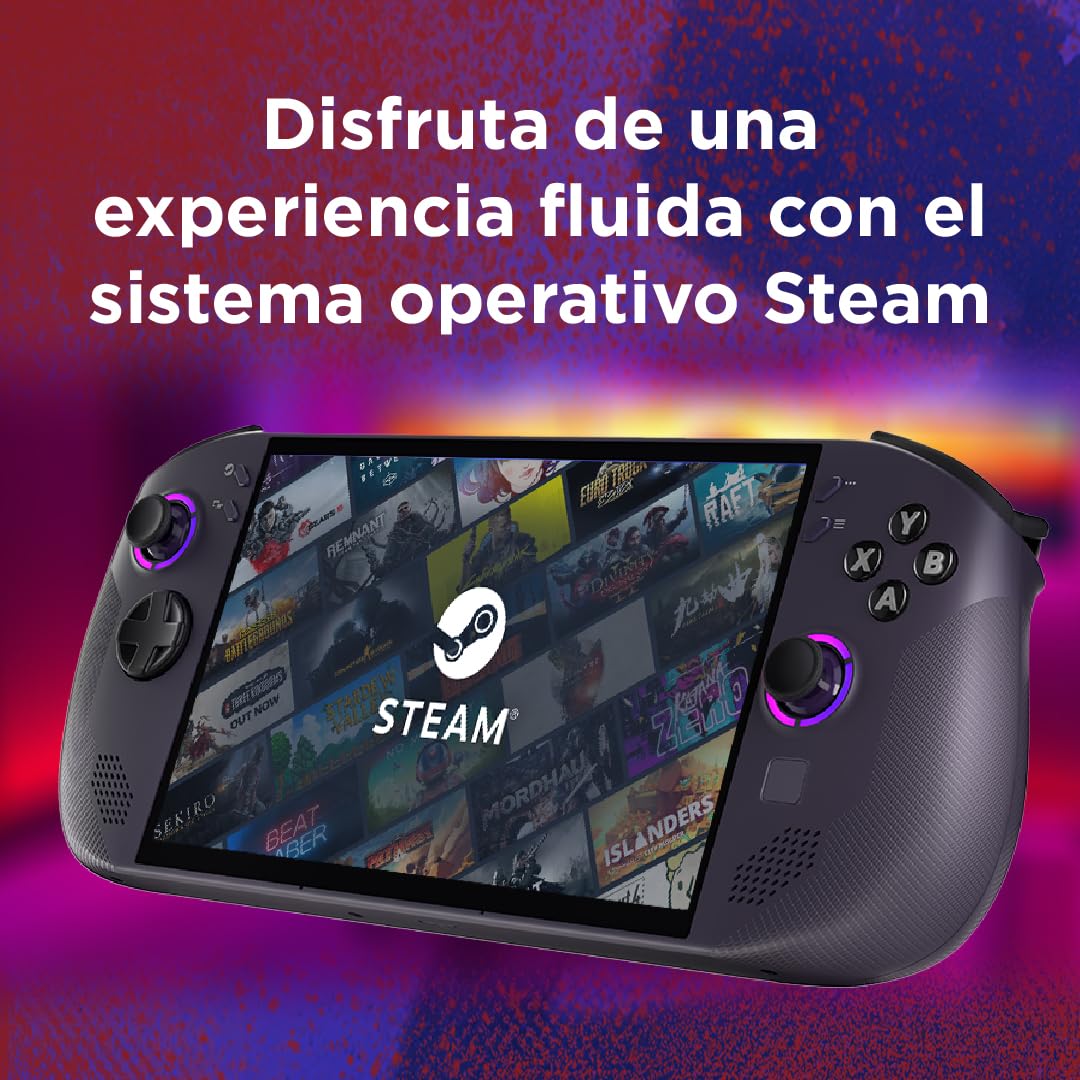 Lenovo Legion Go S - Consola Portátil Gaming 8" WUXGA (AMD Ryzen Z2 Go, 16 GB RAM, 512 GB SSD, AMD Radeon Graphics, 120 Hz, Wi-Fi 6E, SteamOS en Español) – Violeta Oscuro