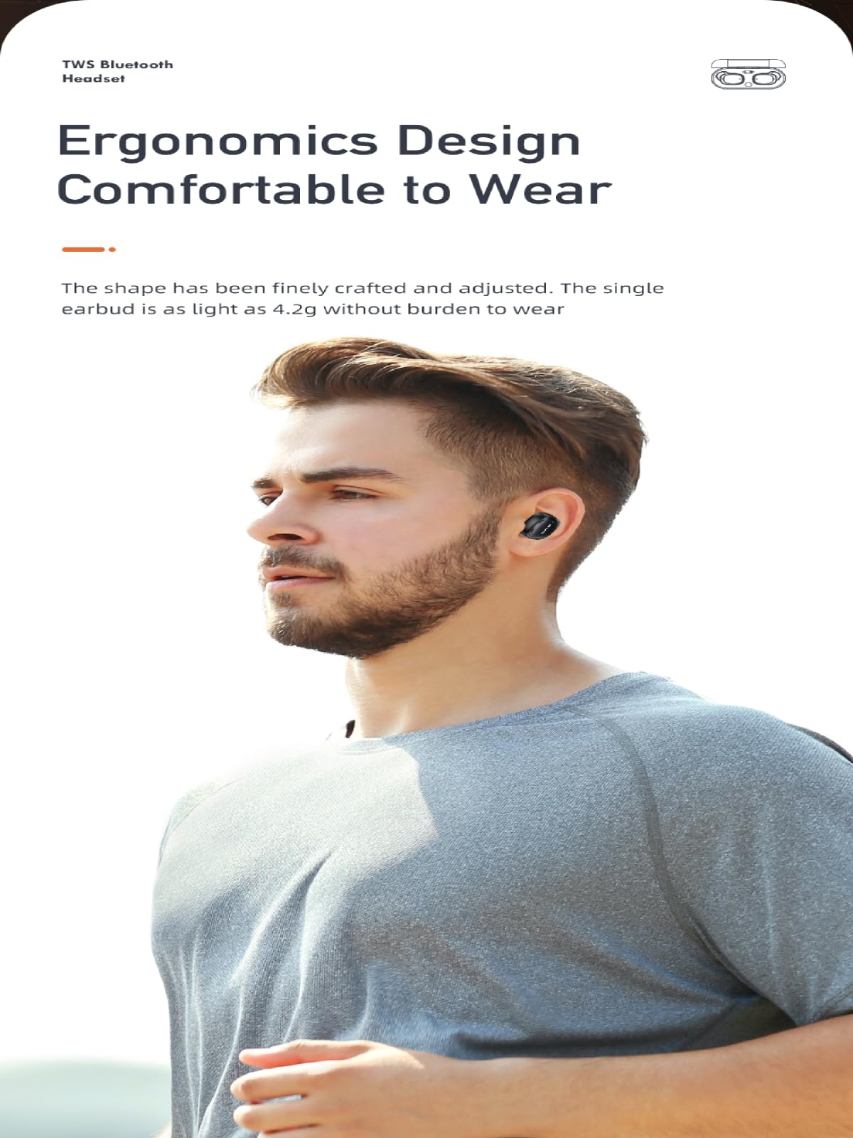 AWEI Słuchawki Bluetooth 5.1 t13 Pro TWS fioletowe Marca