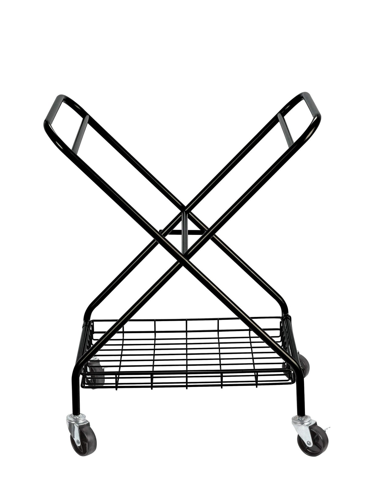 Artesa Verona - Carrito plegable para la colada con cesta, color negro