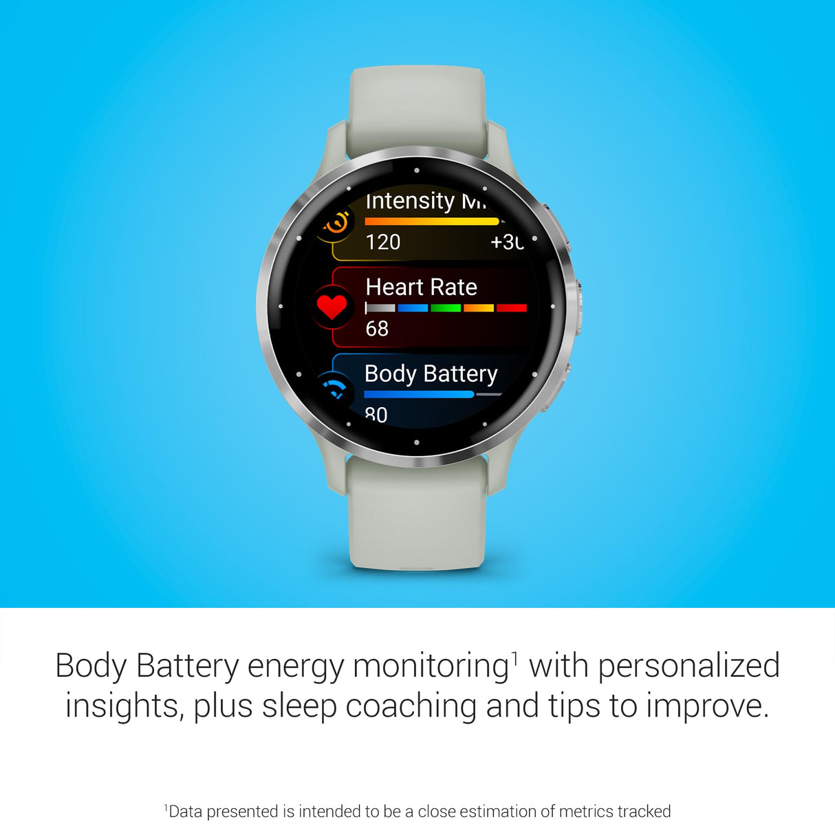 Garmin Venu 3S, Smartwatch Premium con GPS, AMOLED, Funciones avanzadas de Salud y Forma física, más de 30 Aplicaciones Deportivas, 10 días de autonomía, Verde