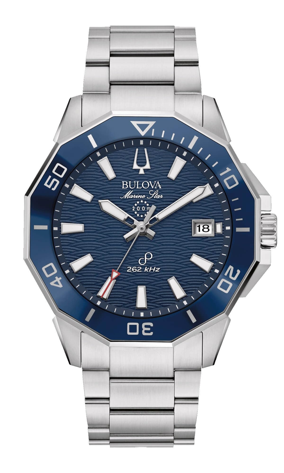 Bulova Reloj Analógico para Hombre de Cuarzo con Correa en Acero Inoxidable 96B433