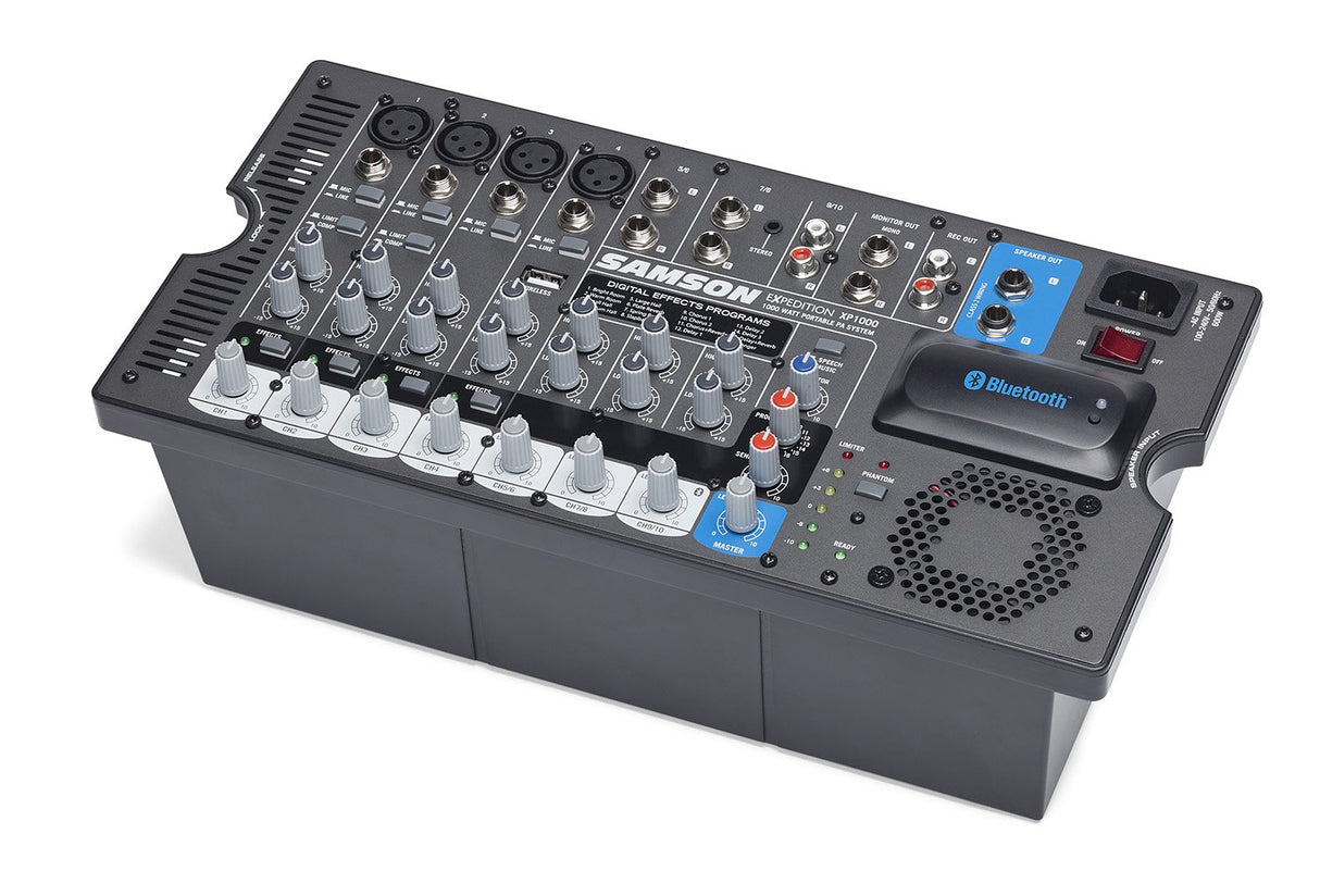 Samson saxp1000b Full Sonido Expedition Reproductor PA Sistema, 1000 W (2 x 500)