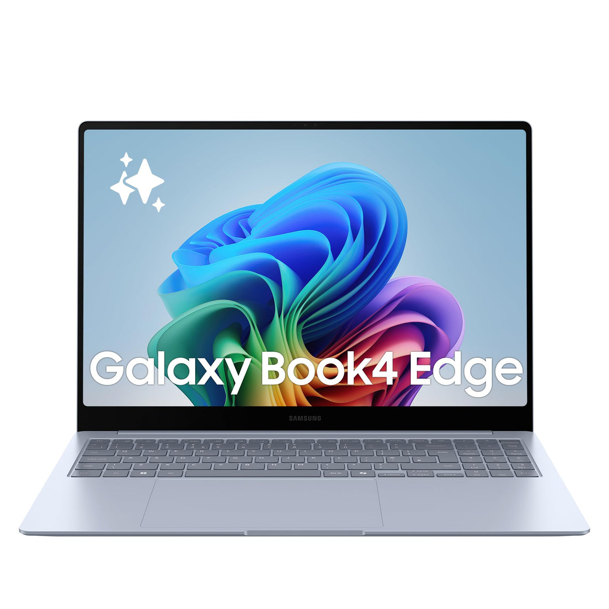 Samsung Galaxy Book4 Edge, Ordenador Portátil IA Copilot+, PC 16" HDR, Snapdragon X Elite X1E-84-100, 16GM RAM, 1TB SSD, Qualcomm Adreno GPU, Windows 11 Home, Azul, Teclado QWERTY Español