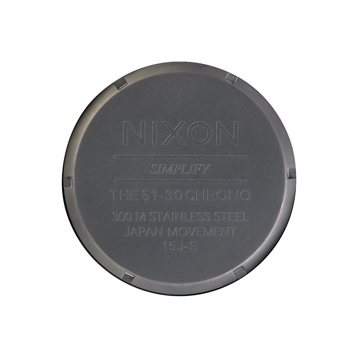 Nixon Reloj Analógico para Hombres de Cuarzo japonés con Correa en Acero Inoxidable A1389-632-00