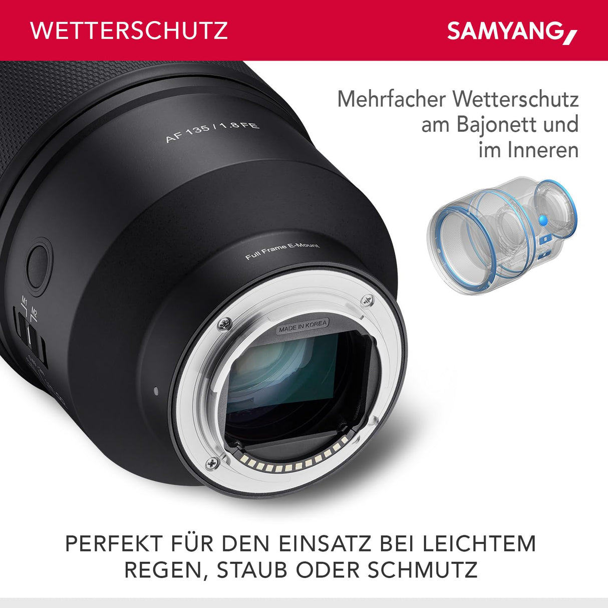 Samyang SA1513 - Lentes de Cámara Compatibles con 24MM T 1.5 MK2 Sony E, Negro