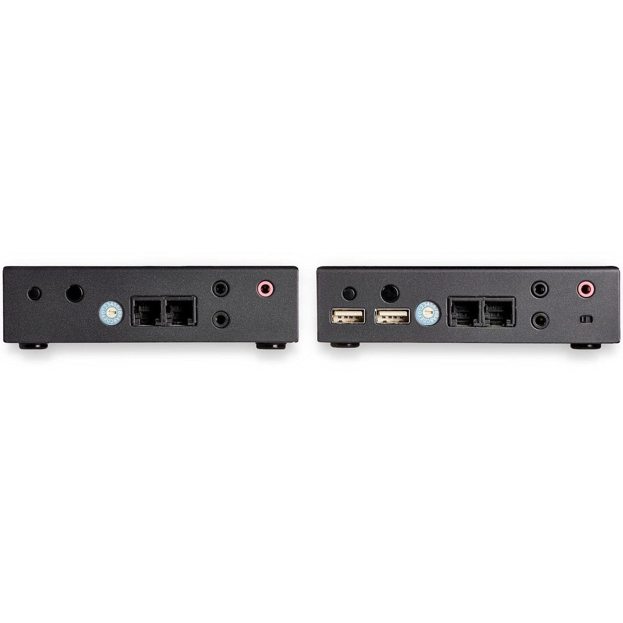 StarTech.com Extensor KVM HDMI por LAN - 4K 30Hz - Alargador de Vídeo por Ethernet CAT6 IP con USB, Negro