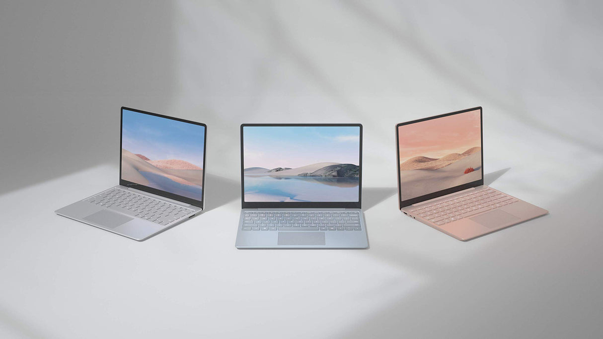 Microsoft Surface Laptop Go (Windows 10, Pantalla táctil de 12,45", Intel Core i5, 8 GB RAM, 256 GB SSD, Teclado AZERTY francés) - Arena - El portátil Surface más Ligero