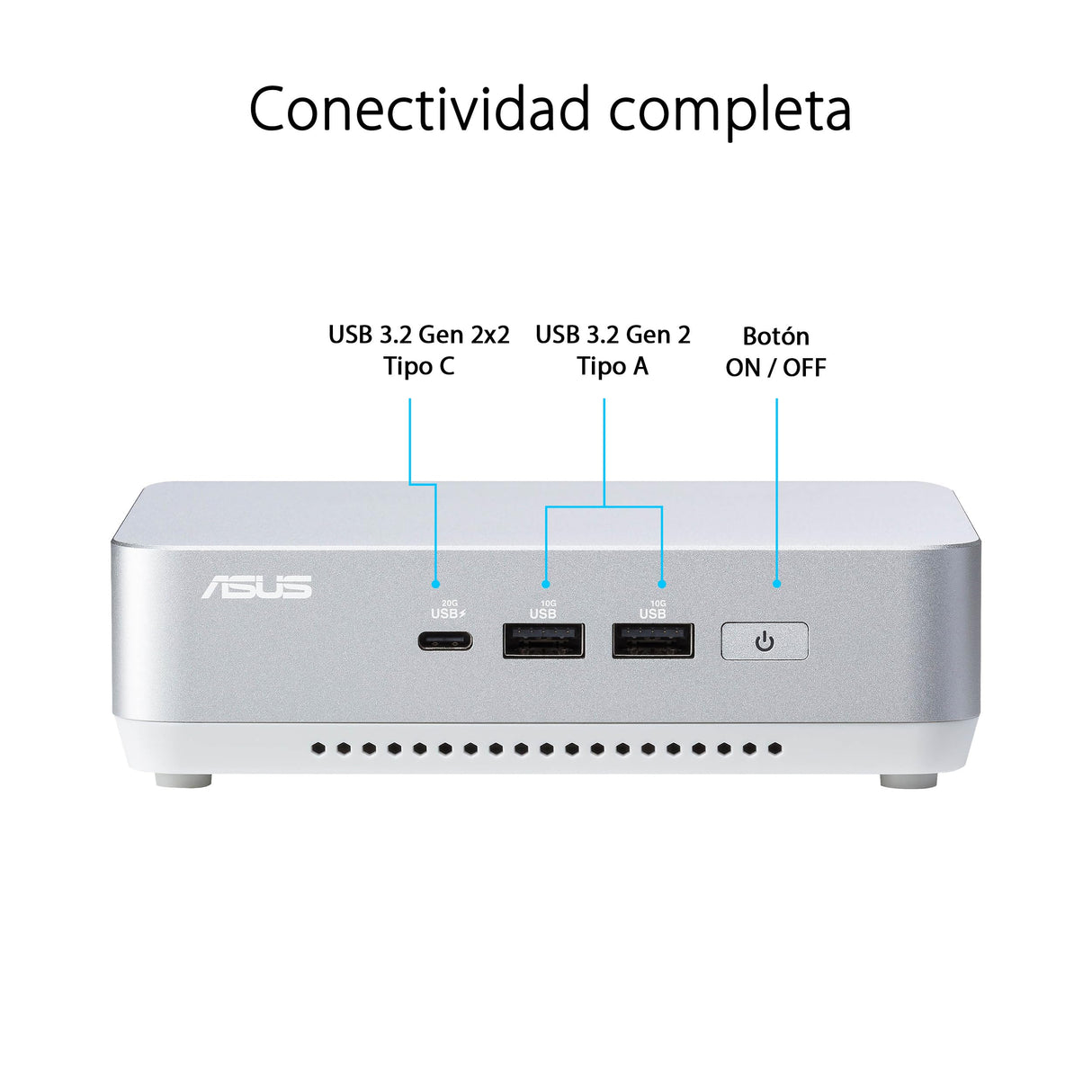 ASUS NUC 14 Pro+ - Ordenador de sobremesa (Intel Core Ultra 5 125H, Intel ARC Graphics, 16GB RAM, 512GB SSD, Windows 11 Home, Incluye Cable de alimentación)