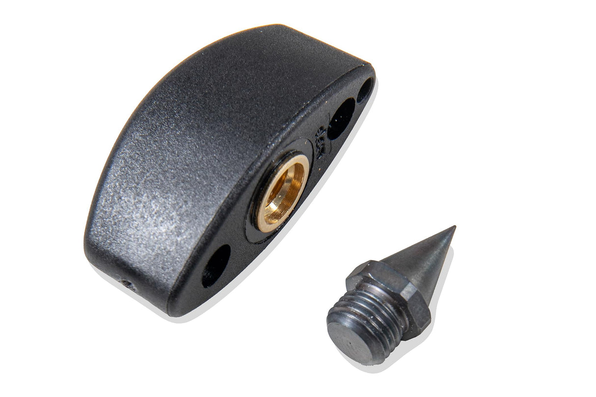 Stahlhammer Cellostachel Fibra de carbono, púas medianas de 27 cm a 47 cm, varilla de 11 mm de diámetro