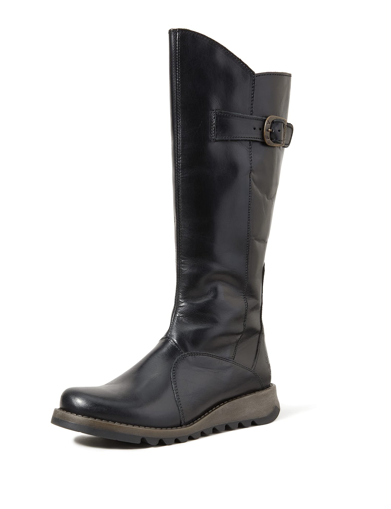 Fly London Mol 2, Botas con cremallera, Mujer, Black 005, 38 EU