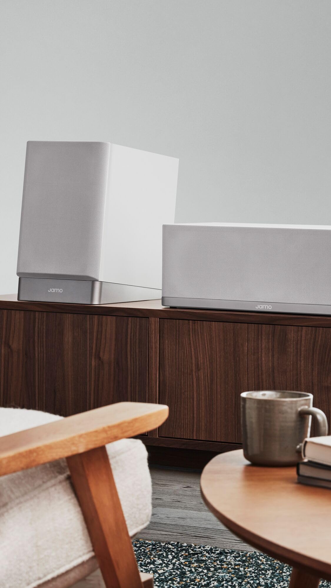 Jamo S7-17B Pair of Bookshelf Speakers Grey Cloud Pareja de Altavoces de estantería con woofer de 17 cm Gris
