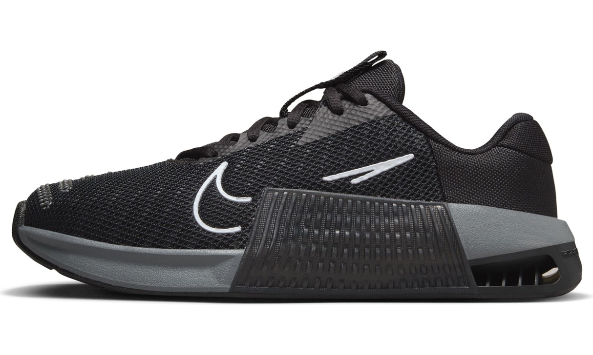 NIKE W Metcon 9, Sneaker Mujer, Black White Anthracite Smoke Grey, 39 EU