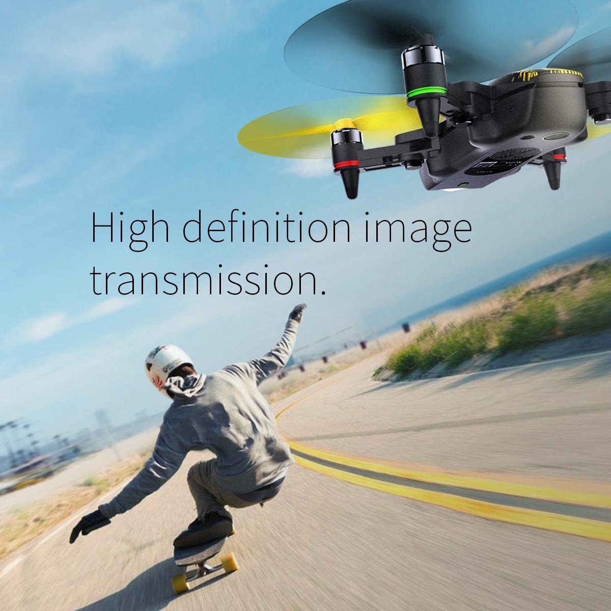 Xiro Xplorer Mini Drone, Negro/Amarillo
