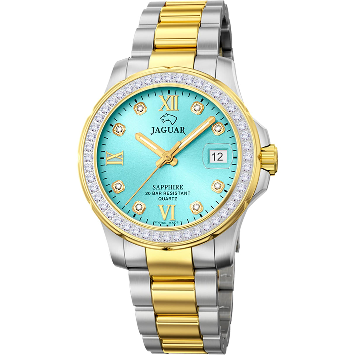 JAGUAR Reloj Mujer J893/5 Executive Caja de Acero Inoxidable 316l Multi Correa de Acero Inoxidable 316l Multi
