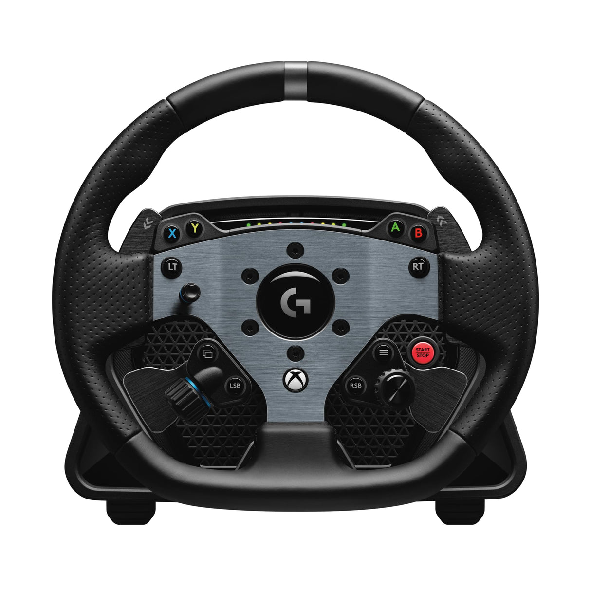 Logitech G PRO Racing Wheel - Volante para PC, Xbox Series X|S, Xbox One, fuerza de 11 N⋅m, accionamiento directo, Feedback ultrarrealista, palancas de cambio magnéticas, doble embrague - Negro