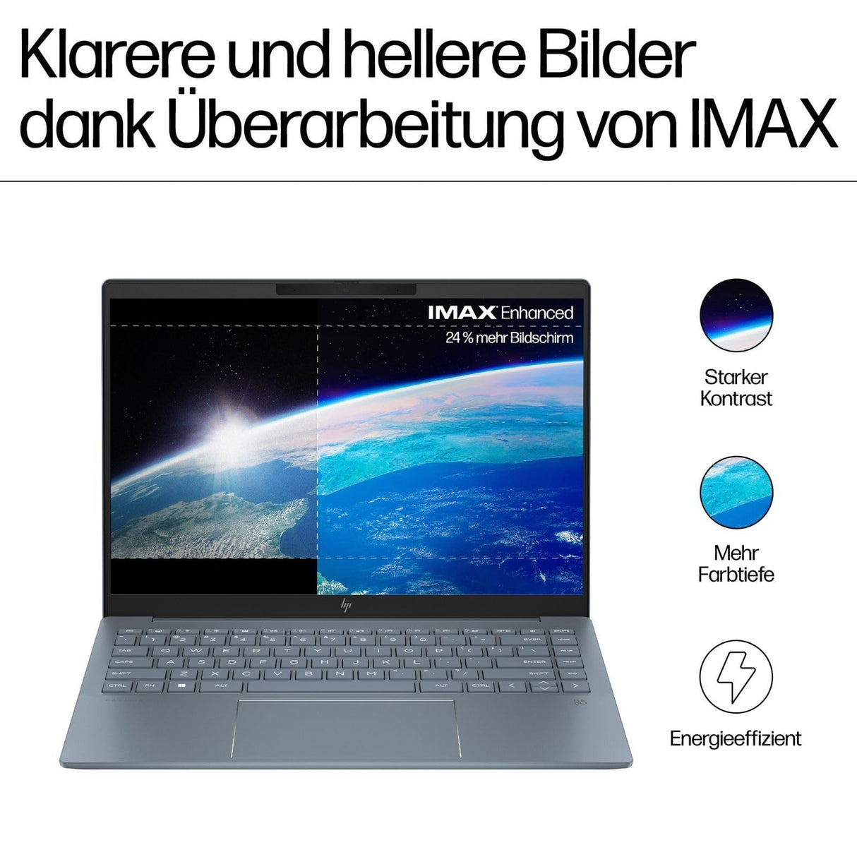 Pavilion Plus 14-ew1055ng (blaugrau, Windows 11 Pro 64-Bit, 35.6 cm (14 Zoll) & 120 Hz Display, 512 GB SSD)