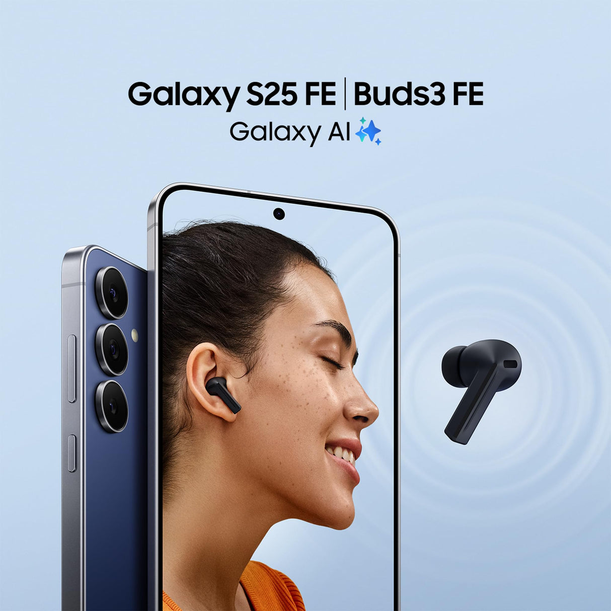 Samsung Galaxy S25 FE 256GB, Teléfono Móvil con IA, Marco Ligero 7,5mm, Pantalla FHD+ 6,7", Cámara 50MP, Exynos 2400, 8GB RAM, Garantía Fabricante 3 Años + 1 Año Extra, Blanco (Versión Española)