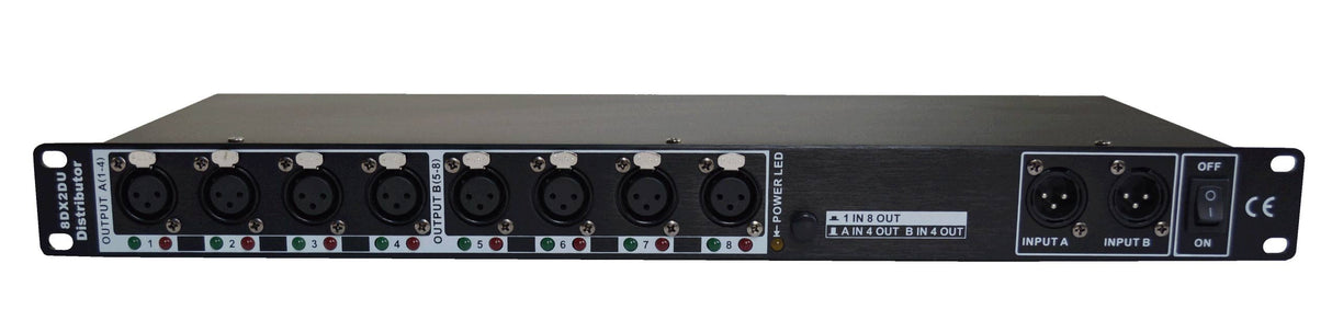 NICOLS Splitter DMX a Rack 8 canales