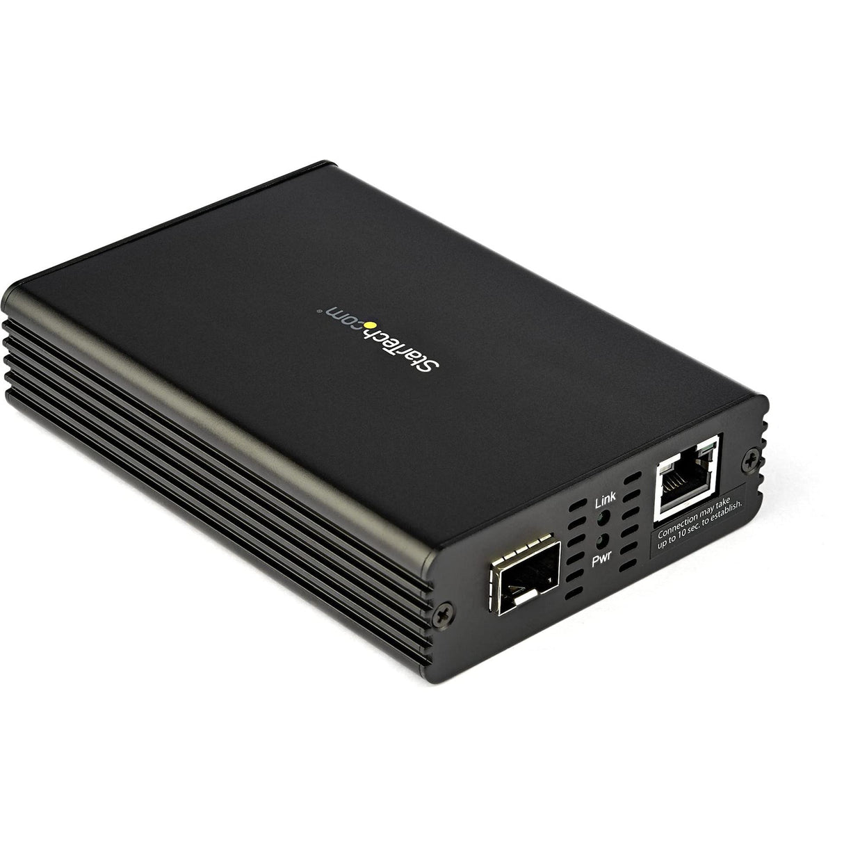 StarTech.com Conversor de Medios Ethernet de Fibra Óptica de 10Gb con Ranura SFP+ Abierta - Conversor de Medios de Fibra a Cobre 10GBASE-T