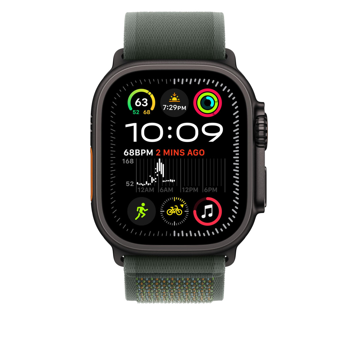 Apple Watch Band - Correa Loop Trail - 49 mm - Verde - Talla S/M