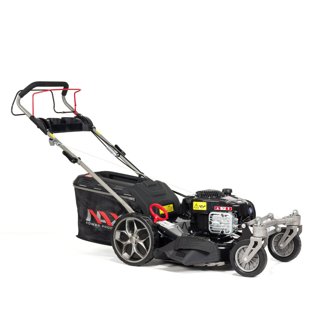 NAX POWER PRODUCTS 2000S Briggs & Stratton Serie 625EXi 150 cm3 ReadyStart Ancho de Corte 46 cm Cesta 60l Ruedas giratorias Delanteras cortacésped a Gasolina con propulsión, nax2000s 625exi 46 cm