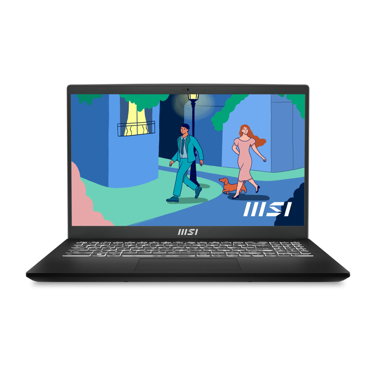 MSI Modern 15 B7M-440XES portátil Profesional 15.6 Pulgadas, FHD (1920x1080), Ryzen 7 7730U, AMD Radeon Graphics, 16GB RAM, 512GB SSD, Free Dos, QWERTY Español