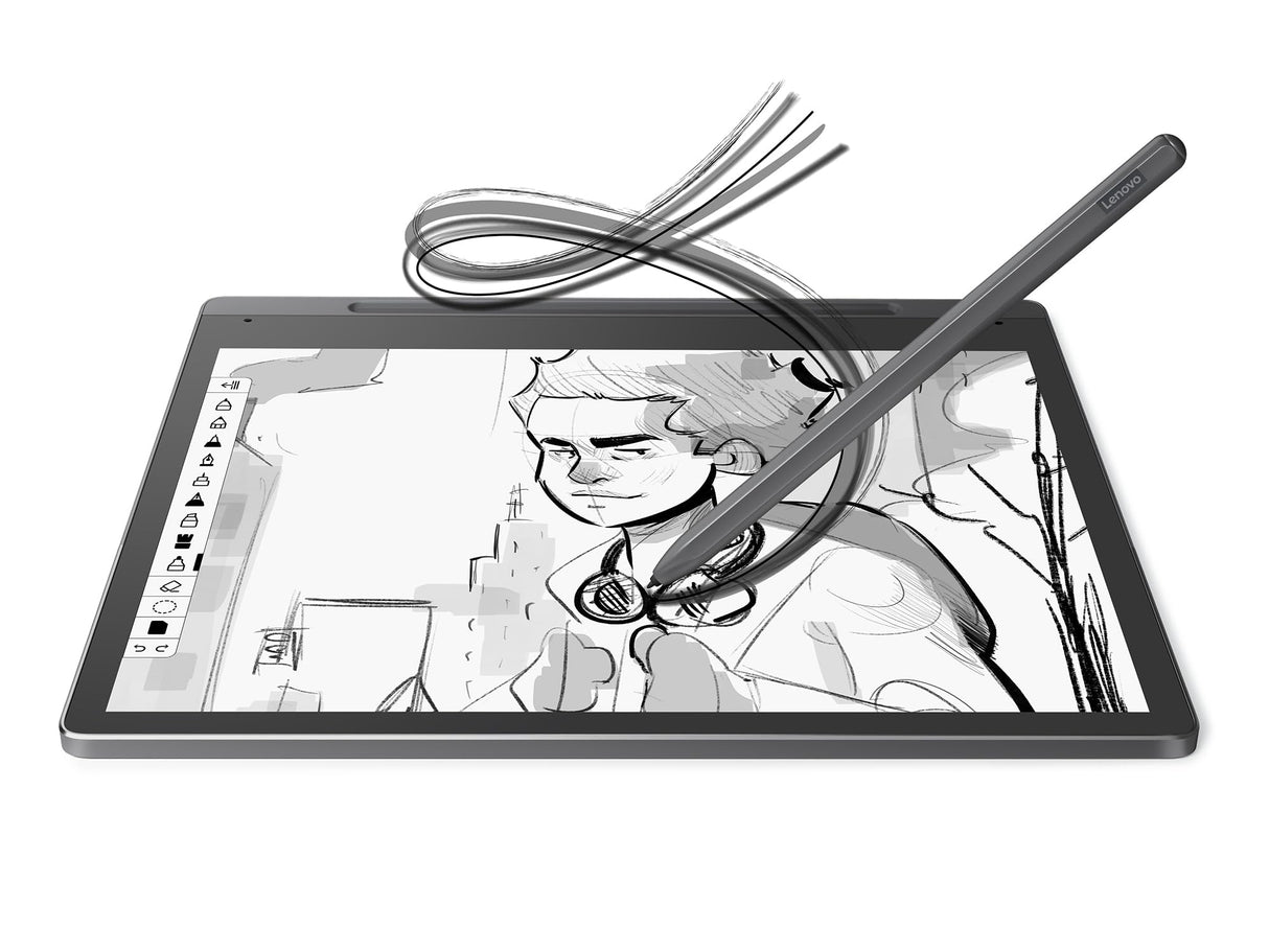 Lenovo Smart Paper - Tablet de 10.3" E Ink 227ppi (RK3566, 4 GB de RAM, 64 GB eMMC, 2 Altavoces, WiFi + Bluetooth 5.2, Android AOSP 11.0) Funda Smart Paper Pen - Gris