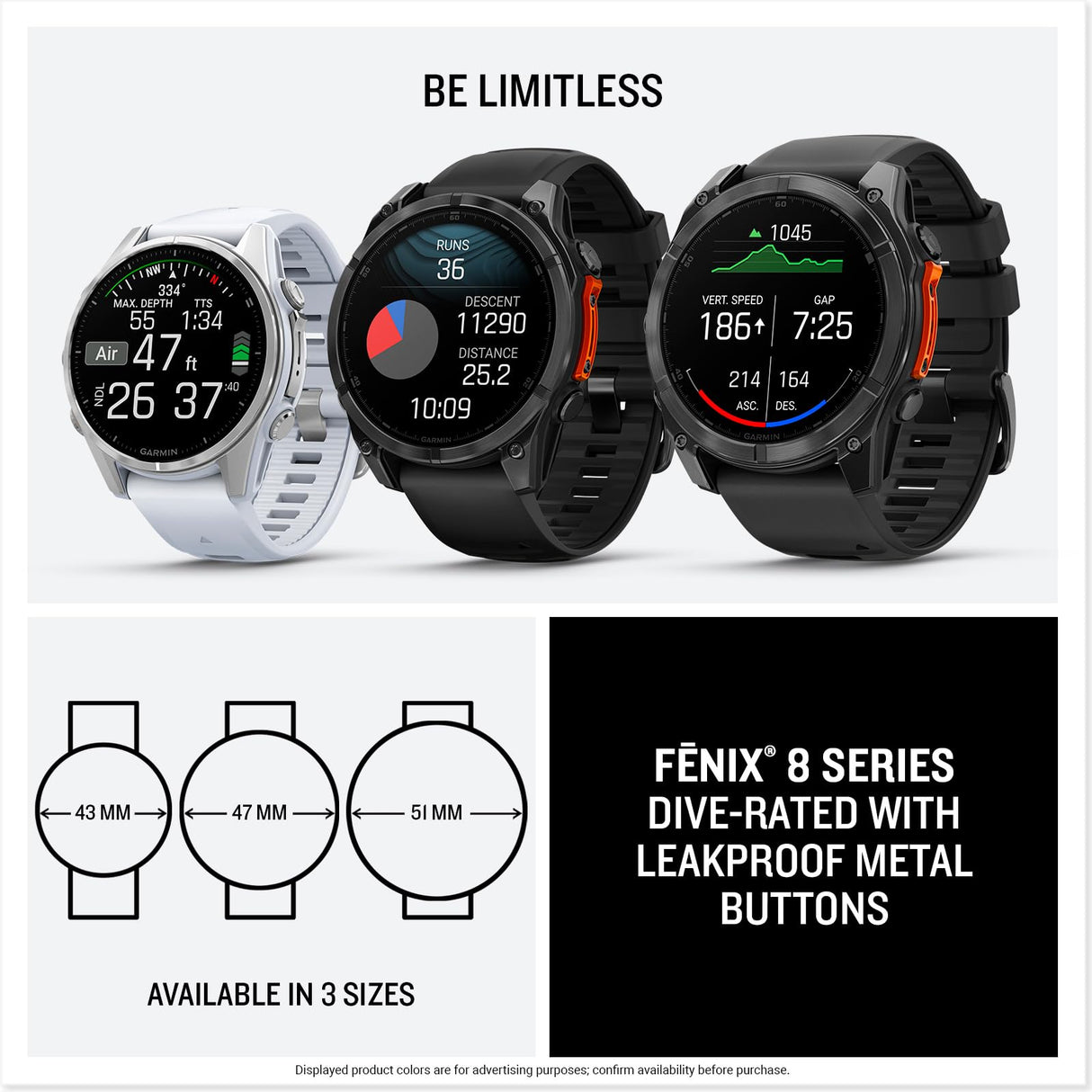 Garmin fēnix 8-43mm - Reloj de Alto Rendimiento GPS Multideporte con Pantalla táctil AMOLED, Linterna LED, Altavoz y micrófono Integrados, Mapas y hasta 10 días de autonomía, Blanco