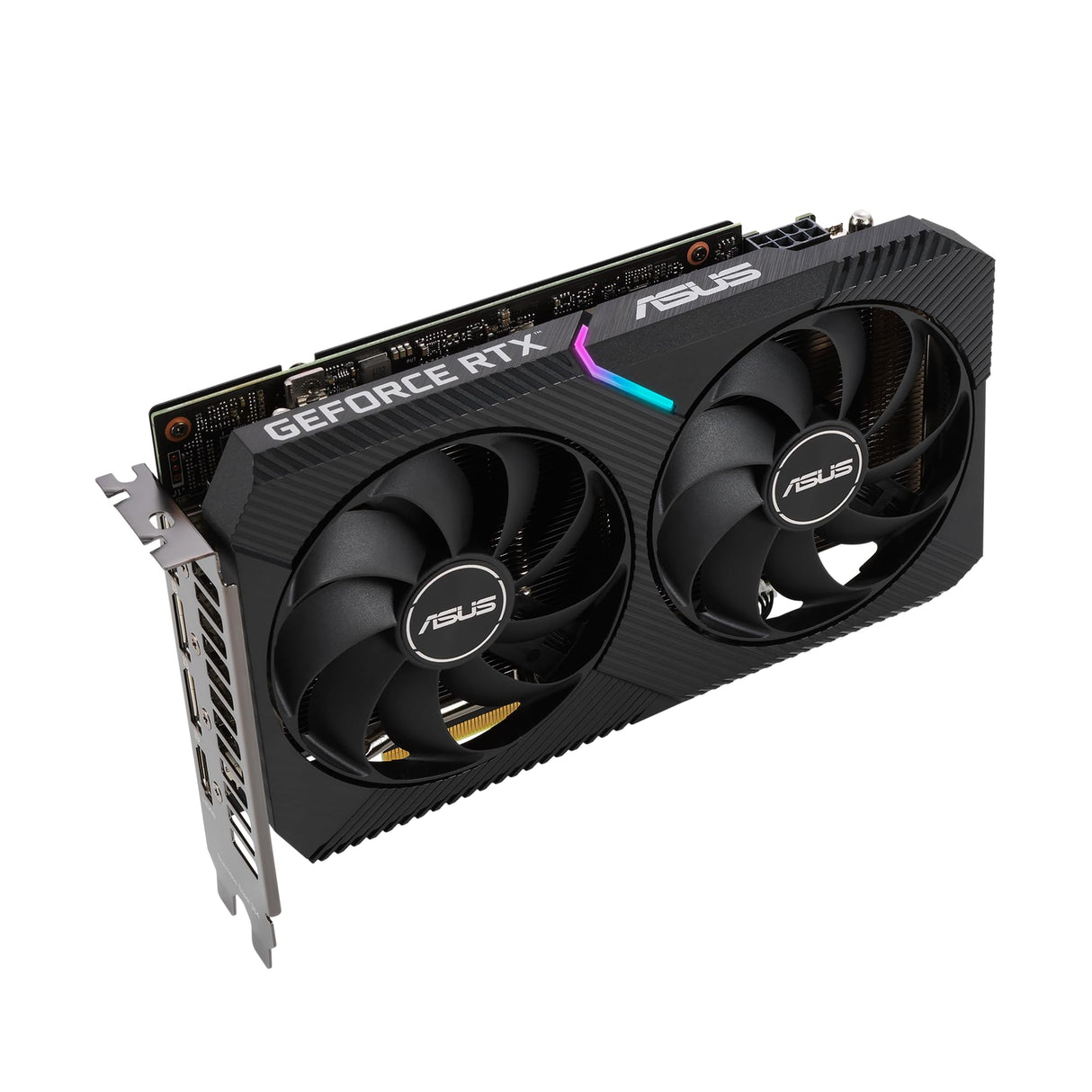 ASUS Dual NVIDIA GeForce RTX 3060 V2 OC Edition Tarjeta gráfica Gaming (PCIe 4.0, 12 GB GDDR6, HDMI 2.1, DisplayPort 1.4a, diseño de 2 Ranuras, Ventiladores Axial-Tech, Blanco