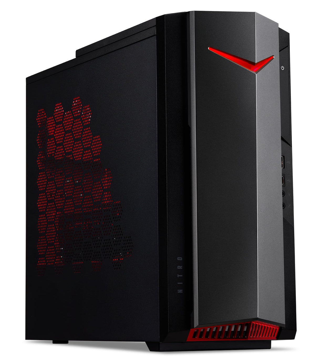 Acer Nitro 50 N50-640 - Ordenador de Sobremesa Gaming (Intel Core i7-12700F, 16 GB RAM, 1024 GB SSD, NVIDIA GeForce RTX 3060, Wi-Fi, HDMI, Sin Sistema Operativo) - PC Gaming Negro