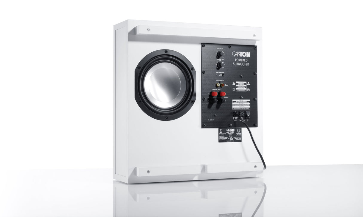 Canton ASF 75 SC - Subwoofer reflector de graves (60 y 120 W), color negro