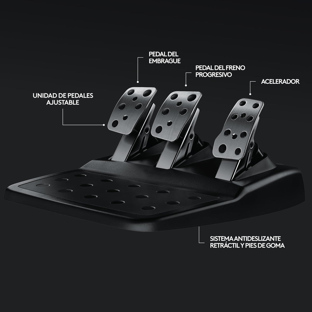 Logitech G29, Driving Force Volante de Carreras y Pedales, Force Feedback, Aluminio Anodizado, Palancas de Cambio, Enchufe Eu, Ps4/Ps3/Pc/Mac, USB 2.0/Alámbrico, PS4, PS3, Window 10.81, Windows 8, Windows 7, Mac OS 10.10+, Negro
