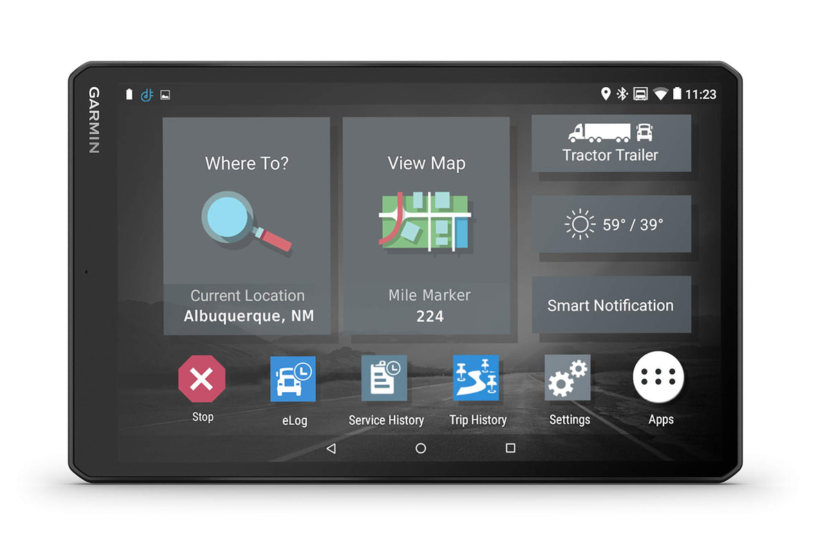 Garmin GPS para camión, Negro, 10" (25,7 cm)