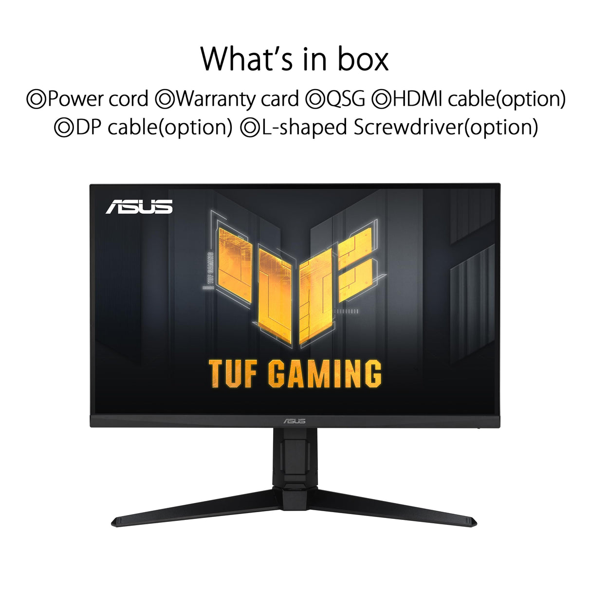 TUF Gaming VG279QL3A - Monitor Gaming de 27 Pulgadas, Full HD (1920x1080), 180 Hz, Fast IPS, ELMB, 1 ms (GTG), FreeSync Premium, G-Sync, Variable Overdrive, 99% sRGB, Altura Regulable