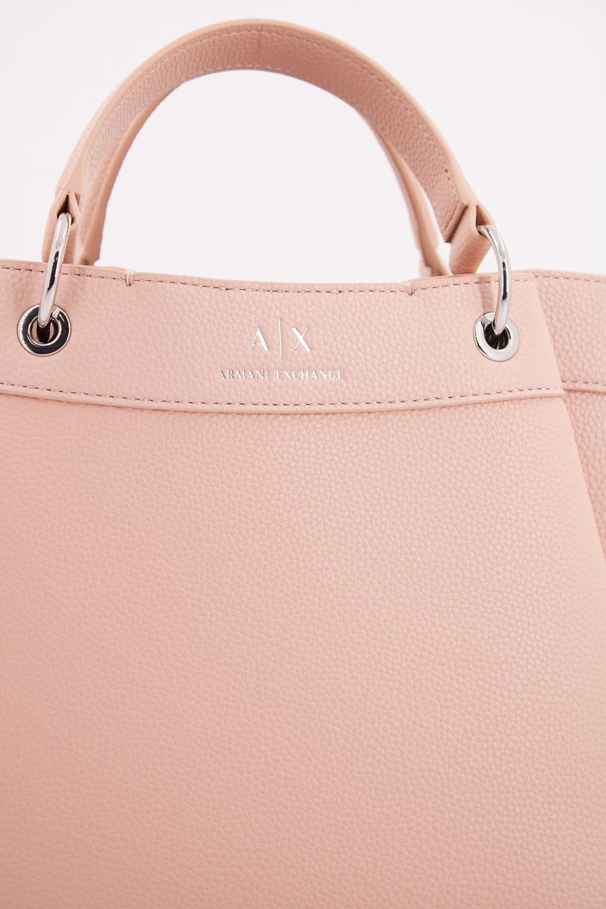 Armani Exchange Wave Medium Tote with Webb Strap, Shopping M Mujeres, Sunrise, Talla única